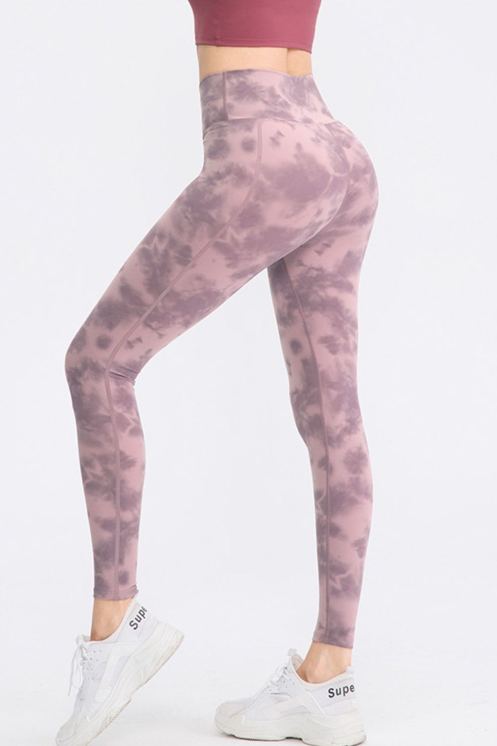 Wide Waistband Slim Fit Long Sports Pants - cas7m