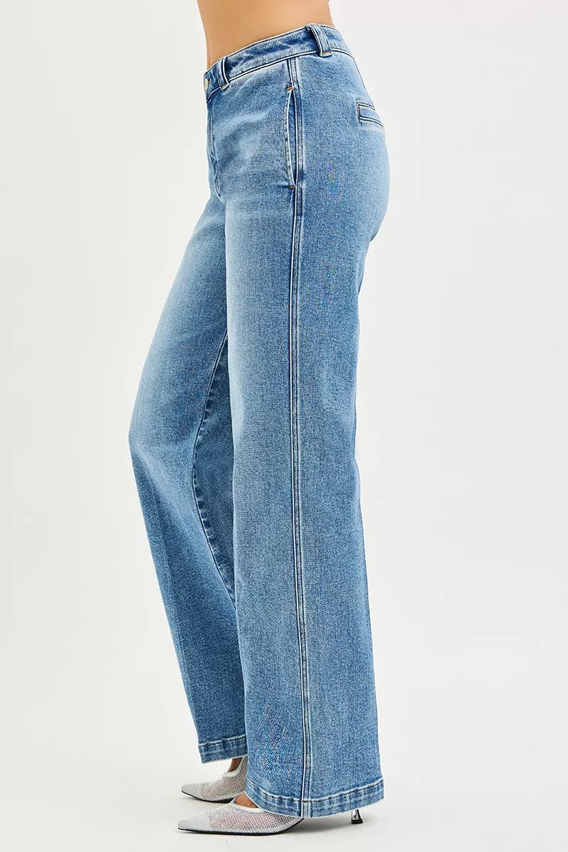 RISEN Slouchy Straight Jeans - cas7m