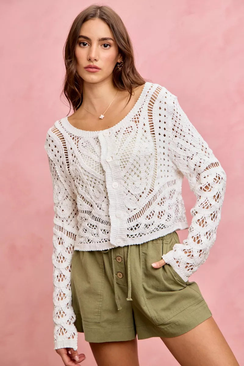 SO ME Paper Bag Patch Pocket Drawstring Twill Shorts - cas7m
