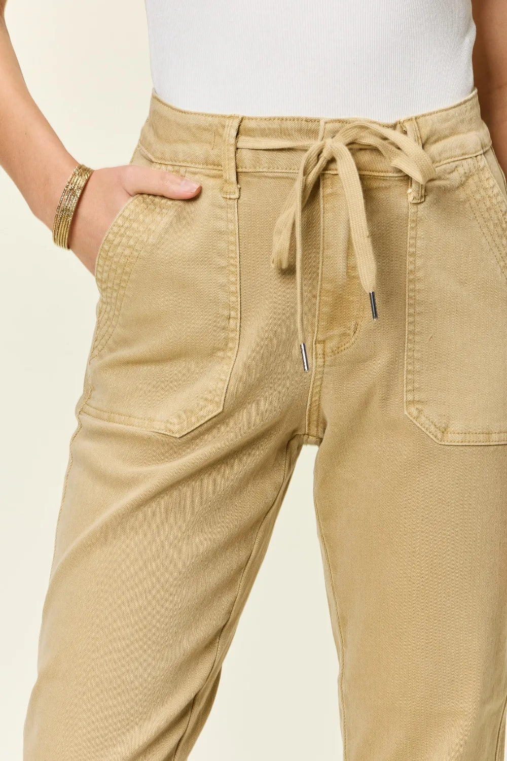 Judy Blue Full Size High Waist Jogger Jeans - cas7m