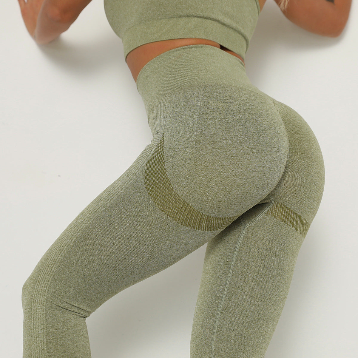Fitness Yoga Pants Butt Lifting Seamless Leggings Women Gym - cas7m
