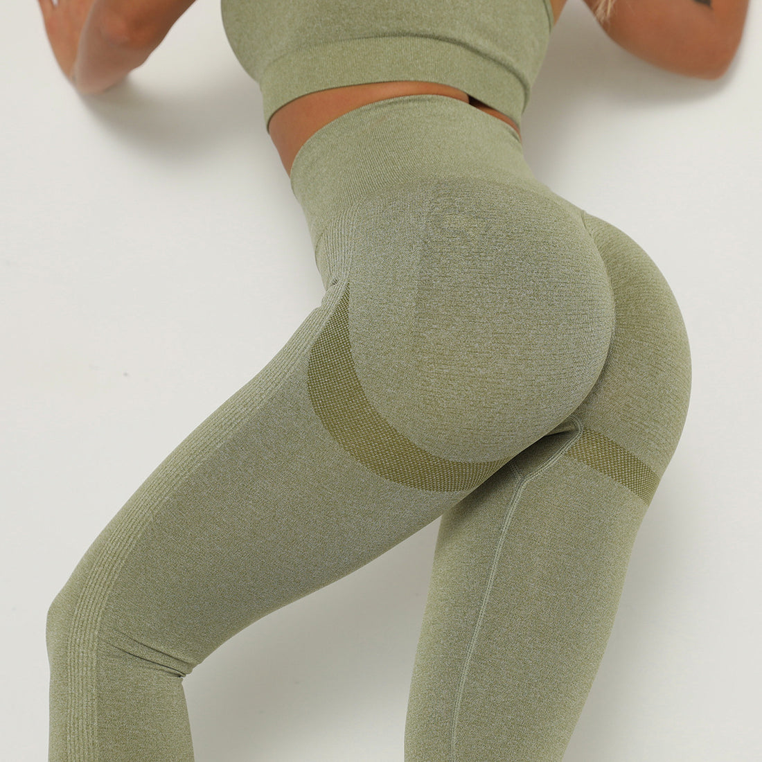 Fitness Yoga Pants Butt Lifting Seamless Leggings Women Gym - cas7m
