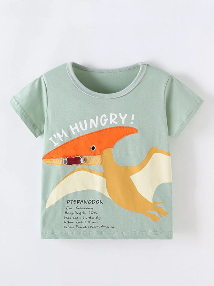 Children's Graphic Short Sleeve T-Shirt - cas7m