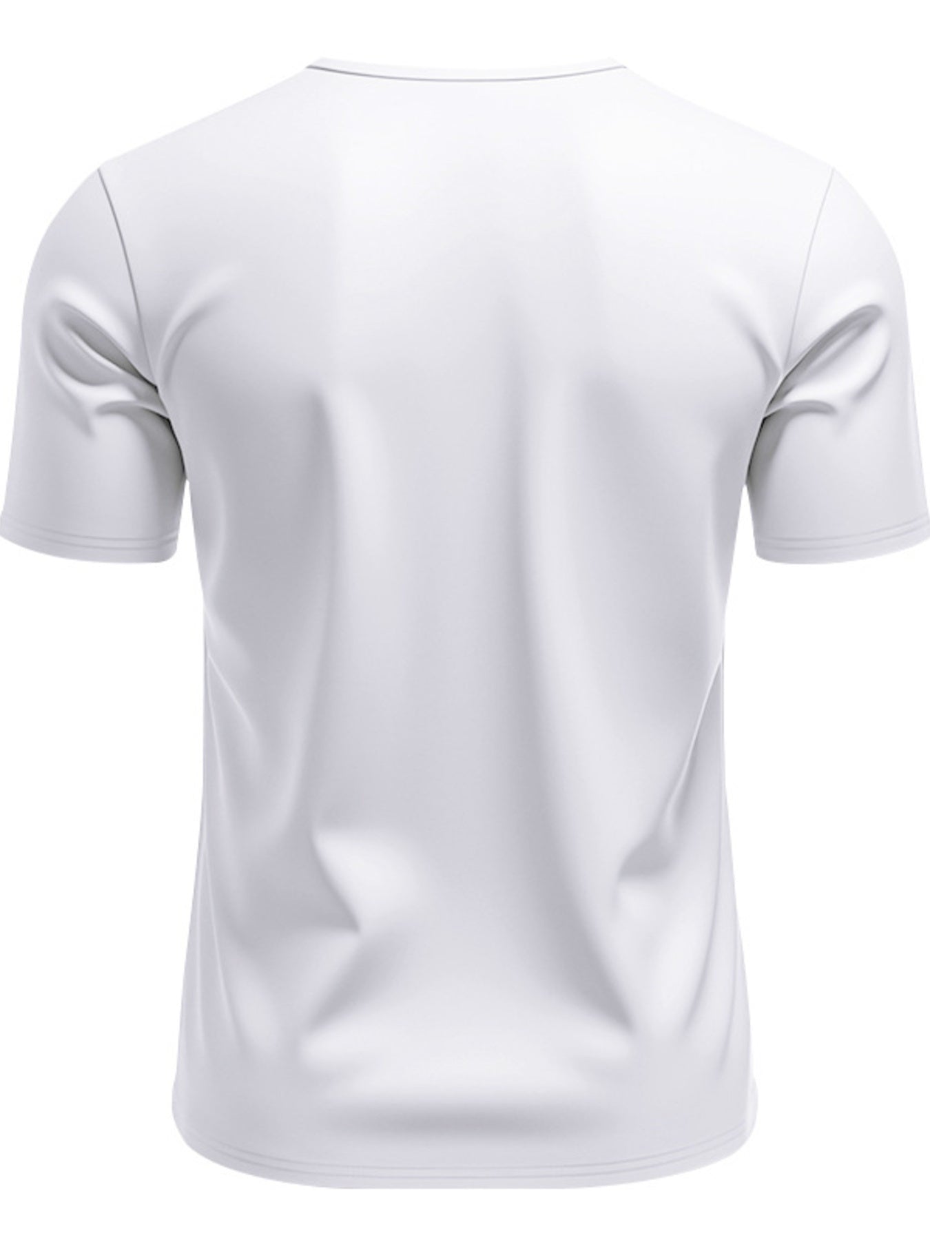 Men's Full Size V-Neck Short Sleeve T-Shirt and Shorts Set Plus Size - cas7m
