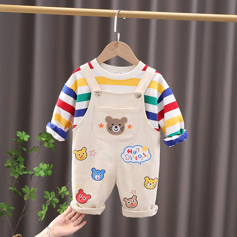Boys' Top Overalls Suit - cas7m