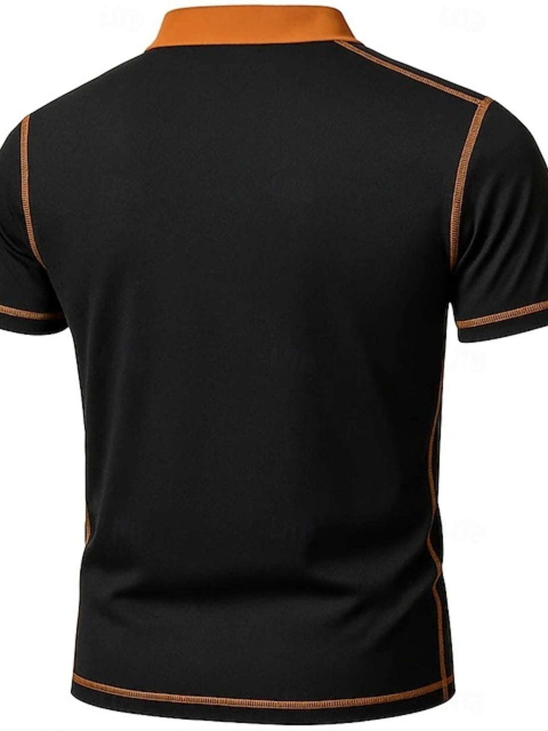 Men's Full Size Casual Button Detail Short Sleeve T-Shirt Plus Size - cas7m