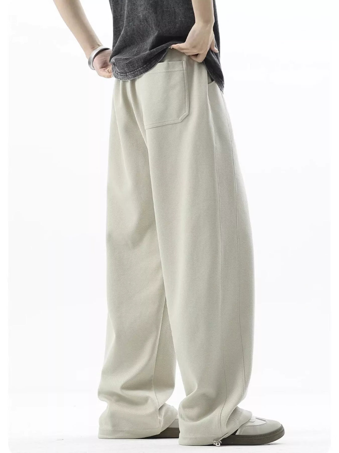 Men's Plus Size Loose Fit Drawstring Sweatpants - cas7m