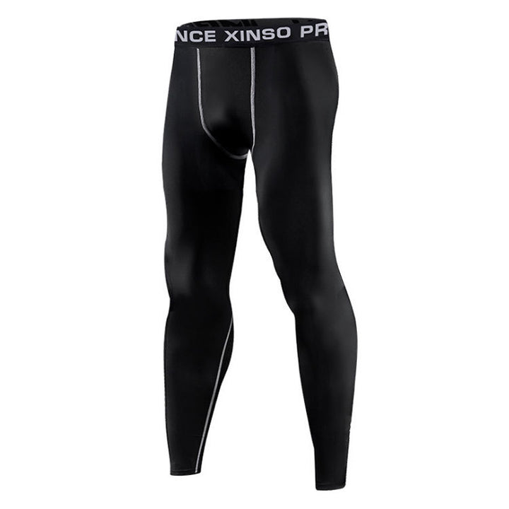 Men's High Elastic Quick Dry Fitness Pants - cas7m