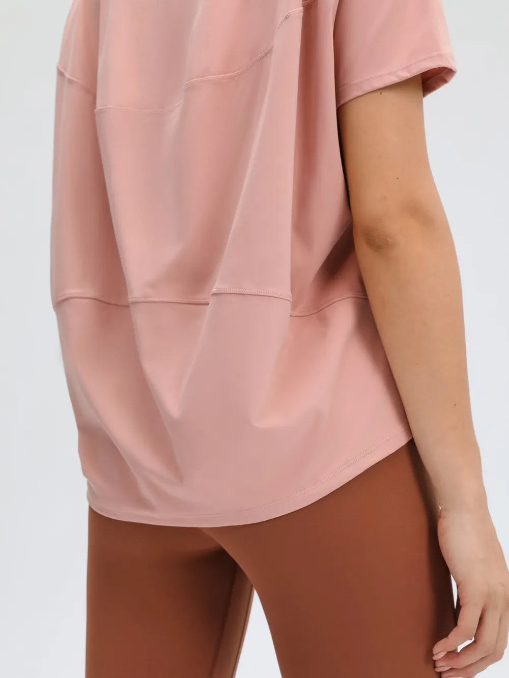Millennia Round Neck Short Sleeve Active T-Shirt - cas7m