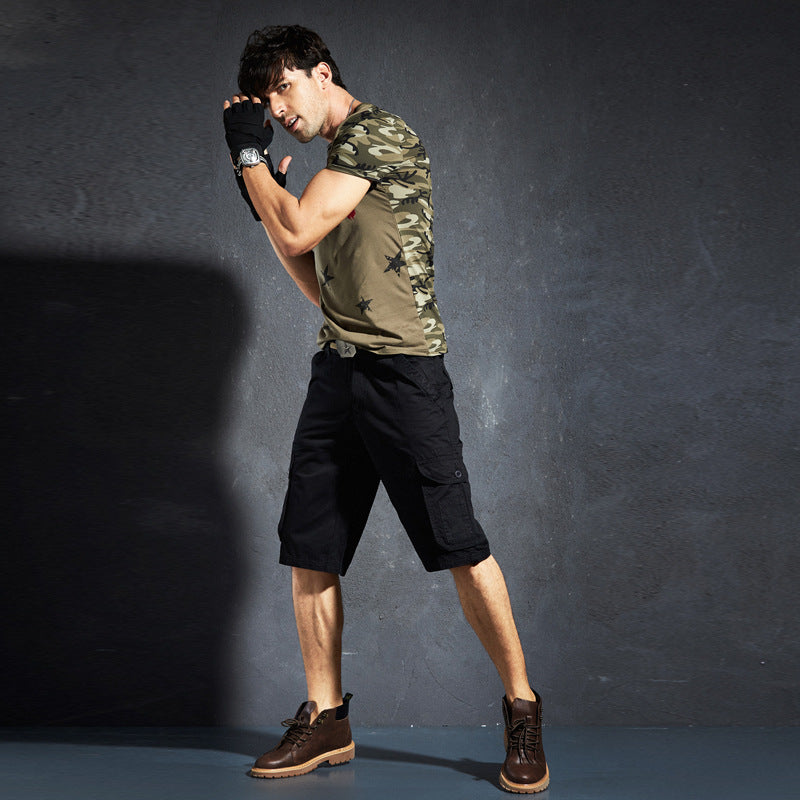 Multi-Pocket Cargo Shorts and Work Pants