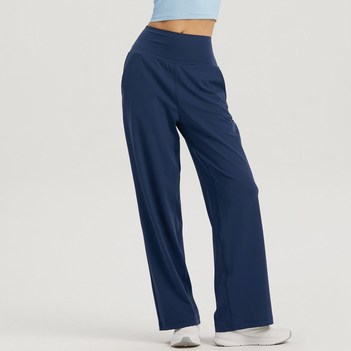 High Waist Wide-Leg Yoga Sports Pants