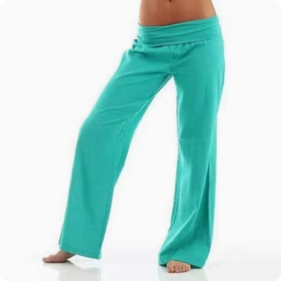 Best-selling Wide-leg Casual Loose-fitting Solid-color Pants That Go With Everything - cas7m