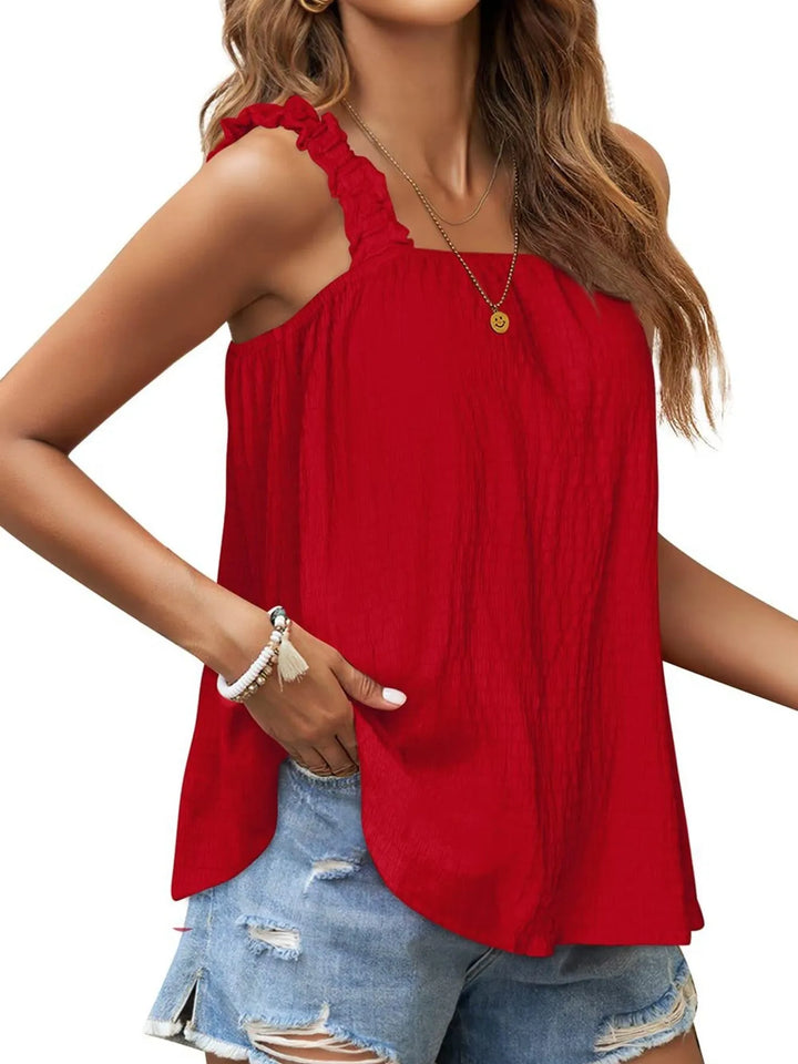 Square Neck Tank Top - cas7m