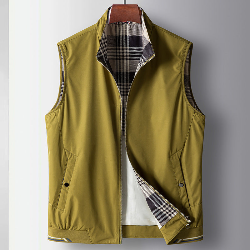 Luxury Fashion Sleeveless Waistcoat Vest Casual Vest - cas7m