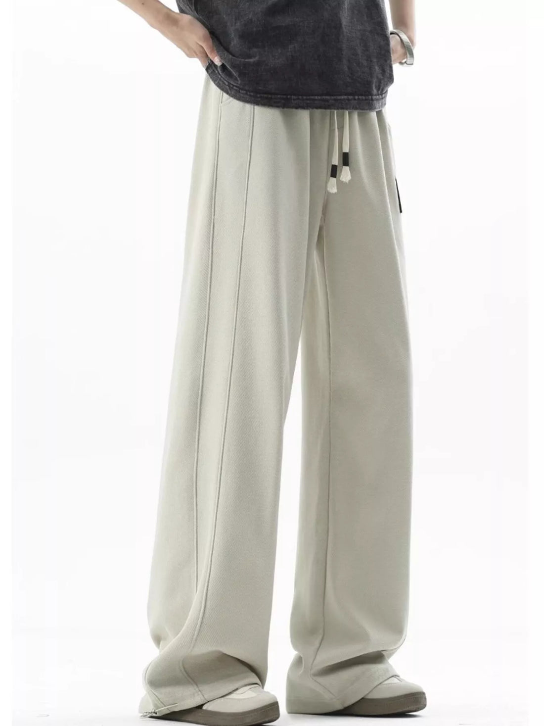 Men's Plus Size Loose Fit Drawstring Sweatpants - cas7m