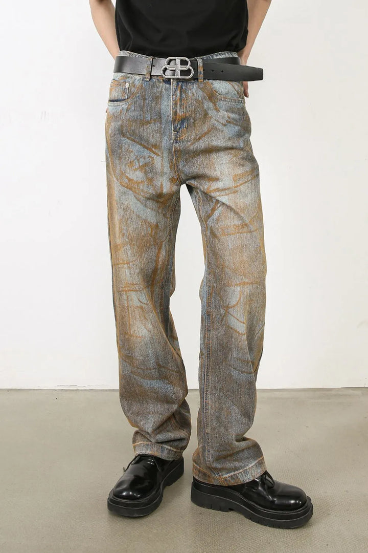 Men's Baggy Jeans with Pockets - cas7m