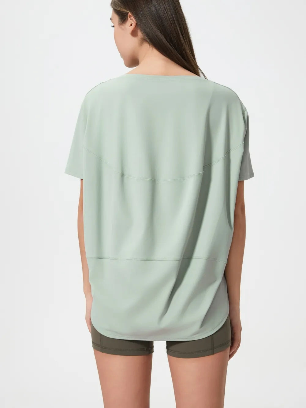 Millennia Round Neck Short Sleeve Active T-Shirt - cas7m