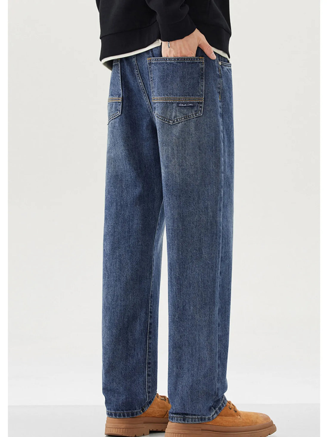 Men's Wide Leg Jeans - cas7m