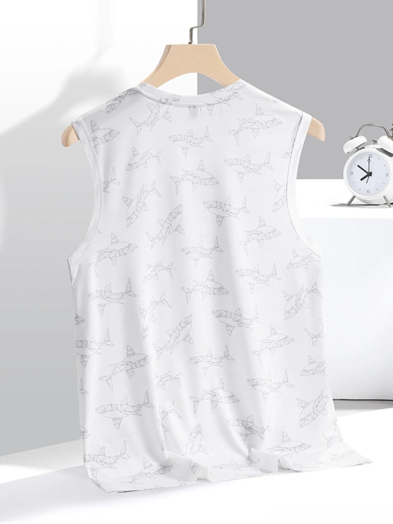 Men's Plus Size Round Neck Tank - cas7m