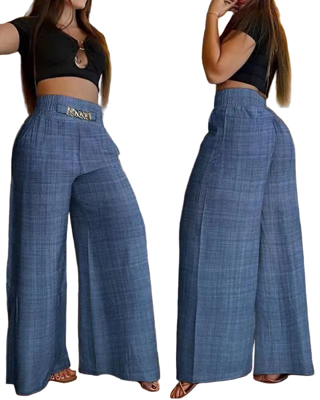 2023 High Waist Chic Flare Trousers