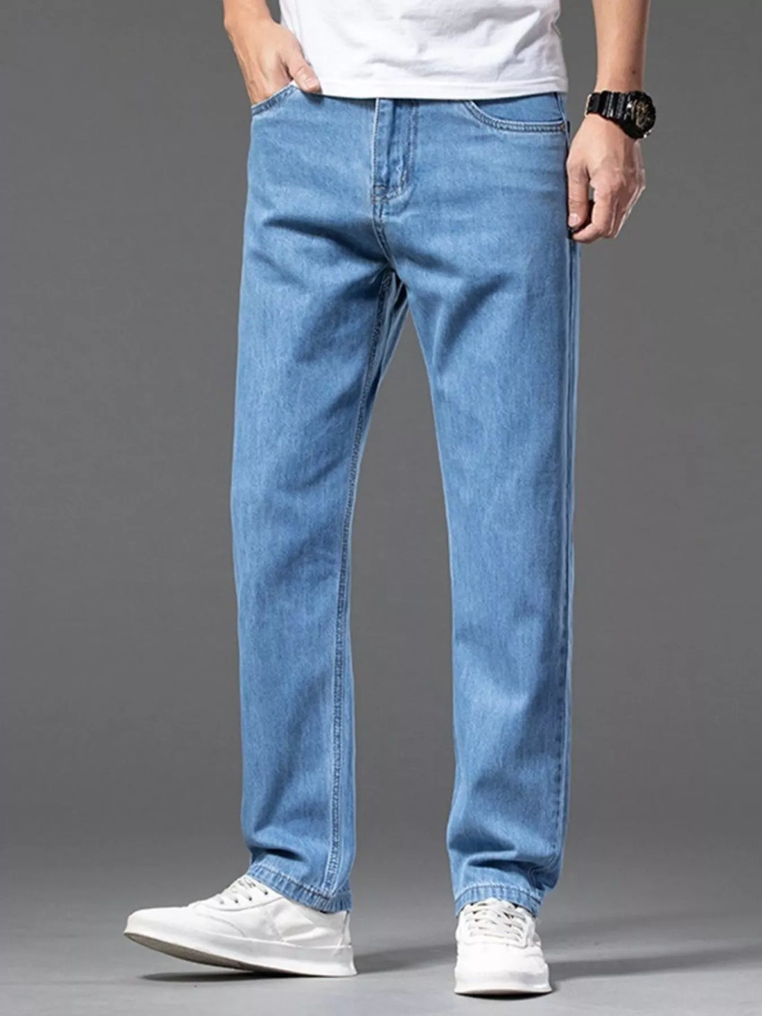 Men's Straight-Leg Jeans - cas7m