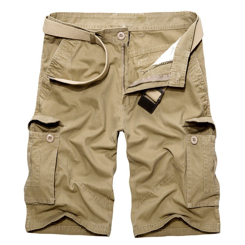 Plus Size Men's Multi Pocket Cargo Shorts