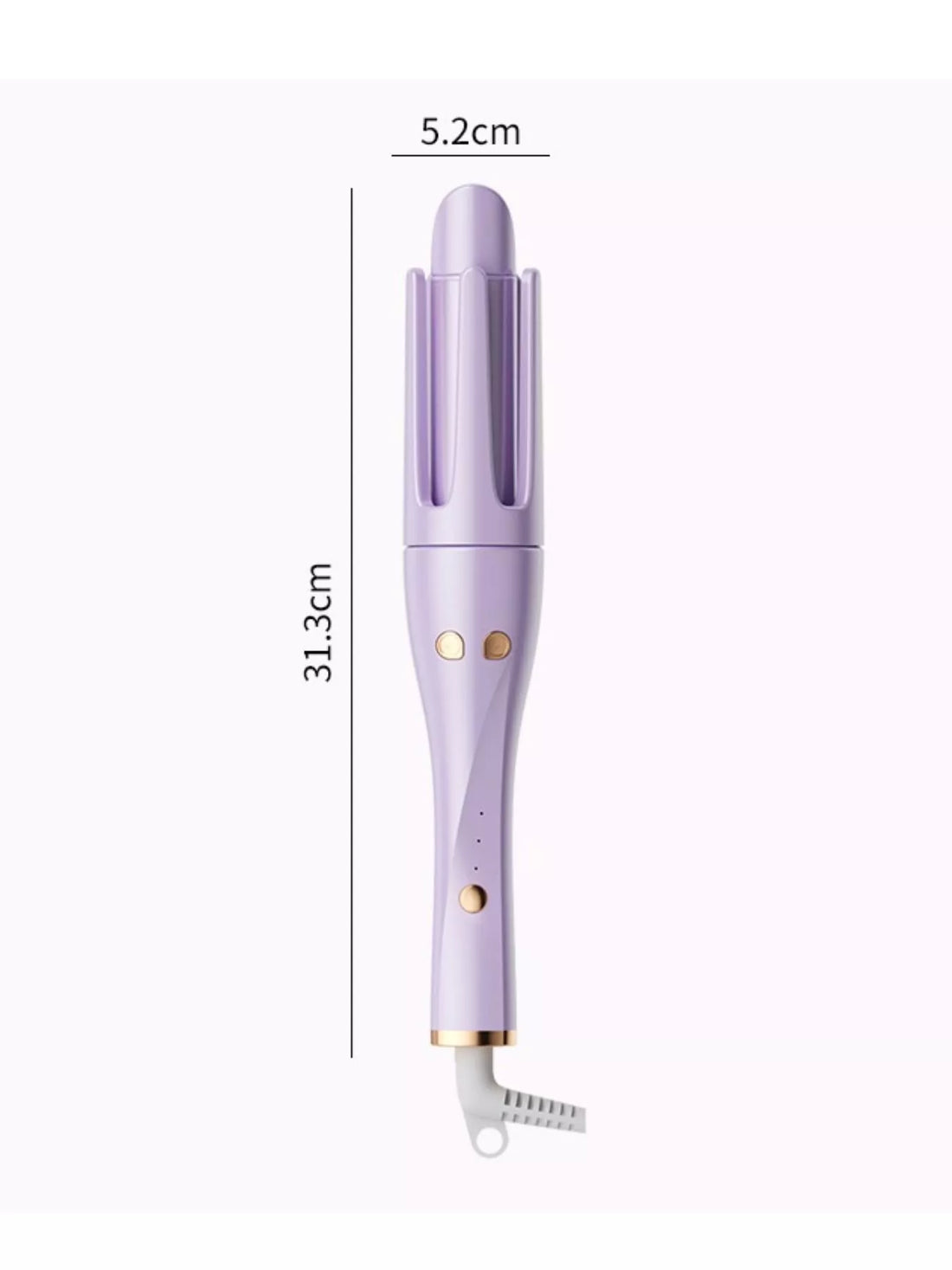 Automatic Rotating 2-in-1 Curling & Straightening Iron - cas7m