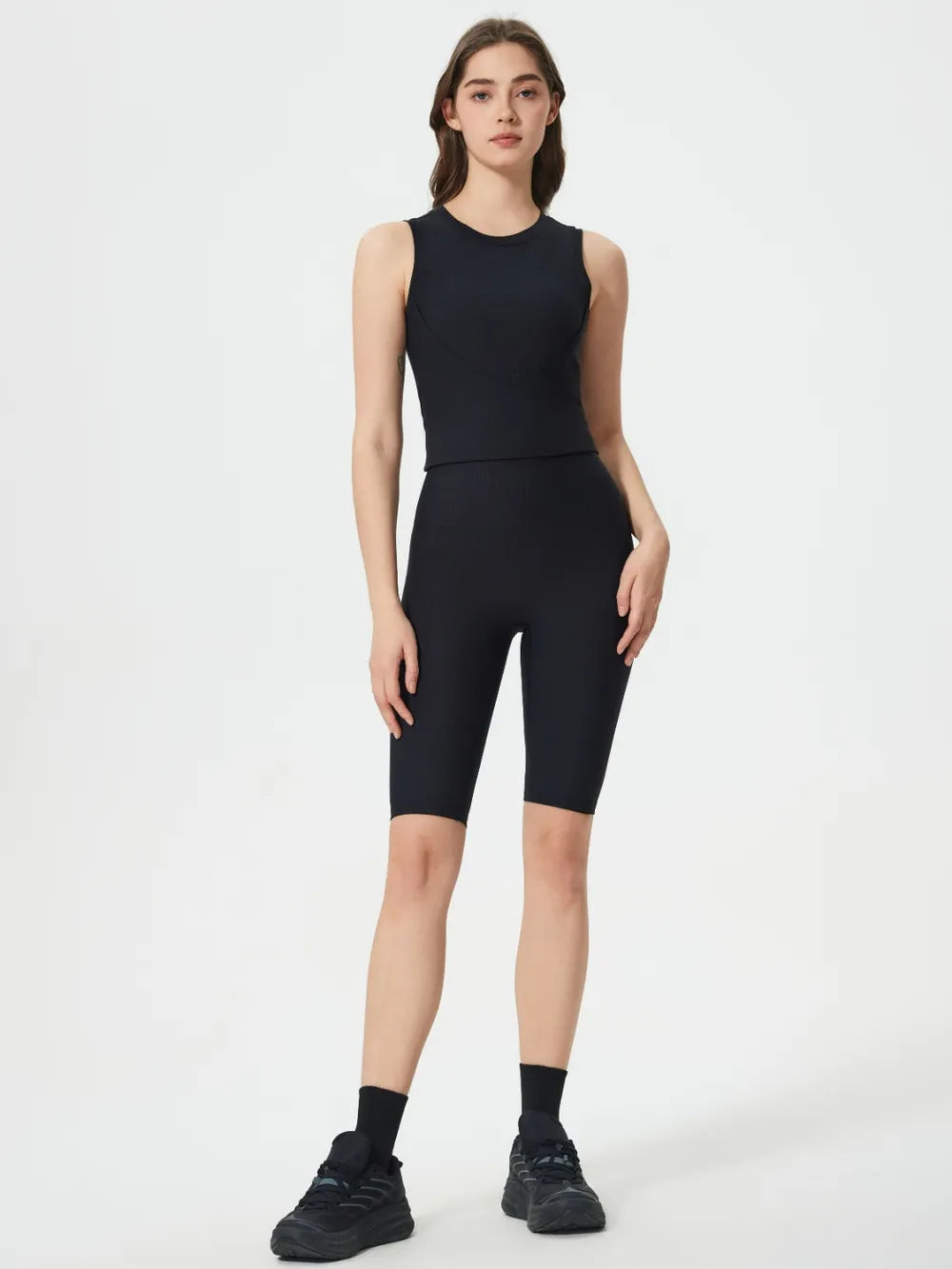 Essential High-Stretch Nylon-Spandex Shorts - cas7m