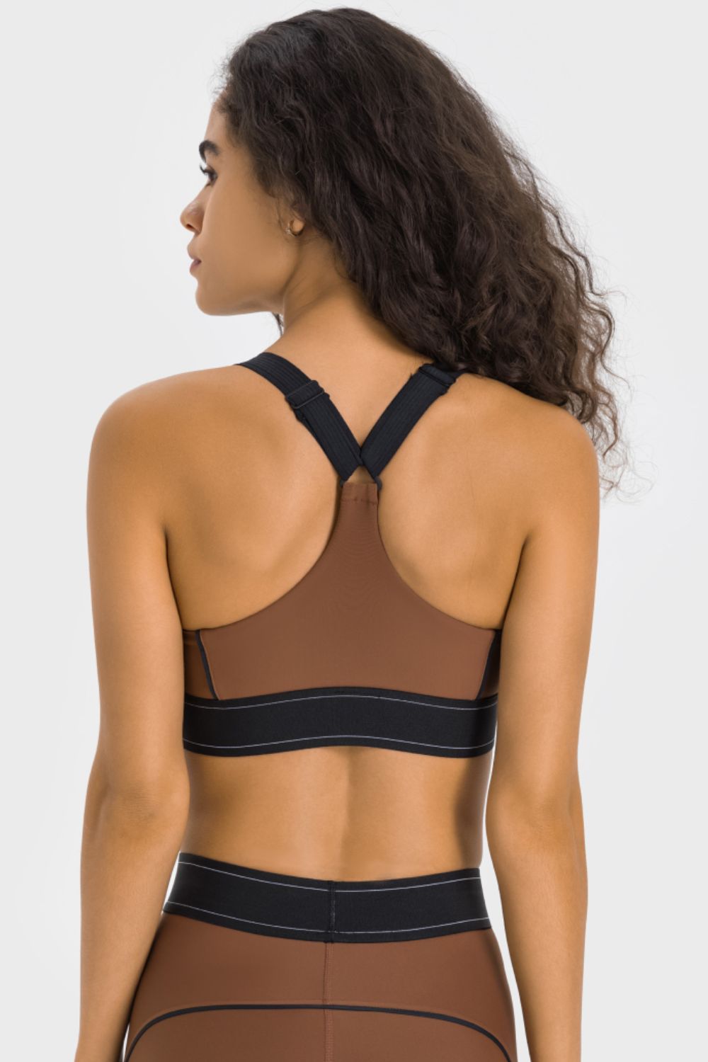 Millennia Contrast Sports Bra - cas7m
