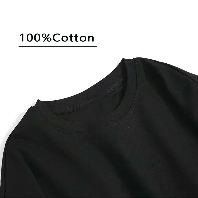 Personality Letter Pattern Oversized T-shirt Men - cas7m