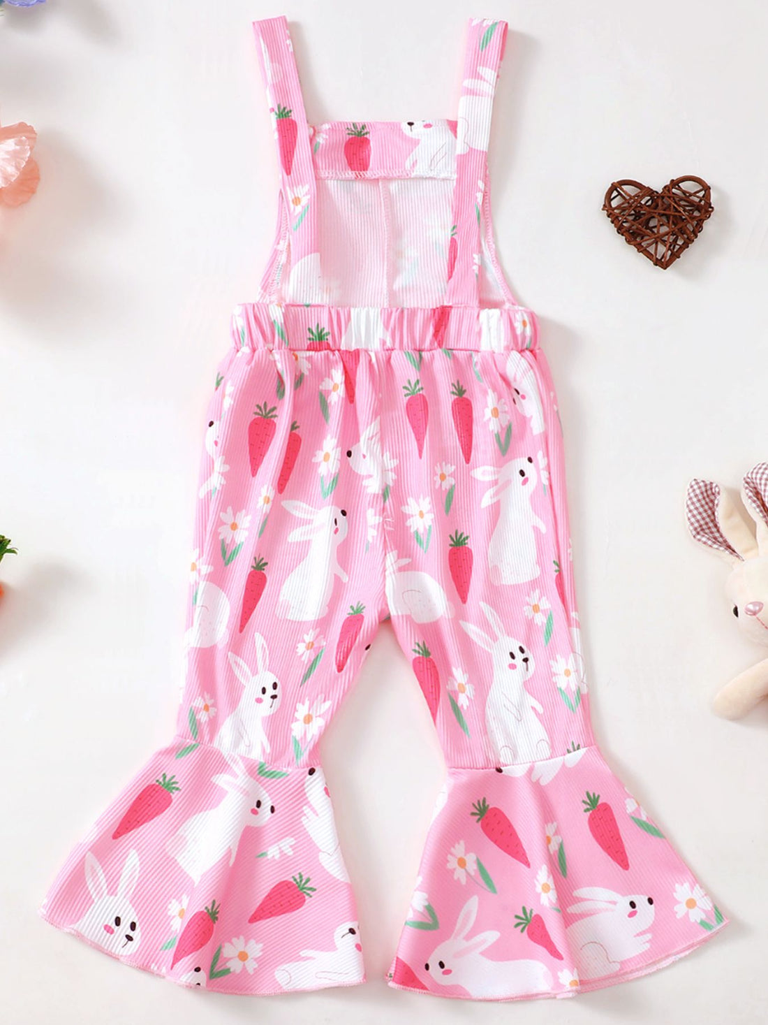 Children's Printed Flare Overalls - cas7m