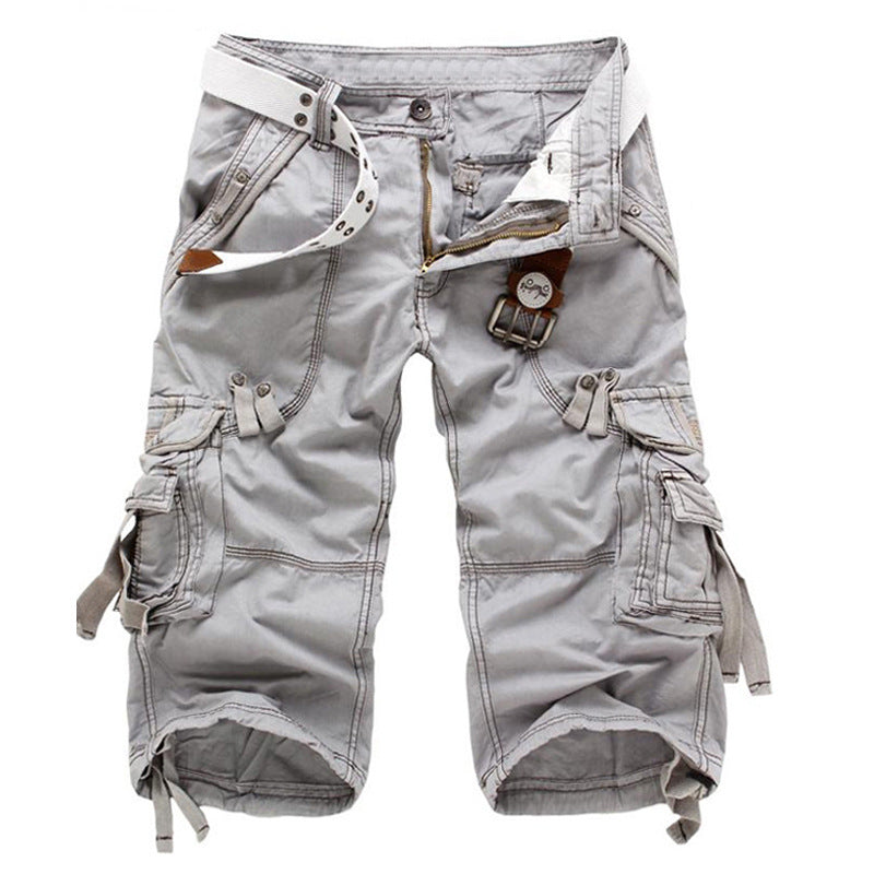 Men's Loose Multi-pocket Cargo Pants - cas7m