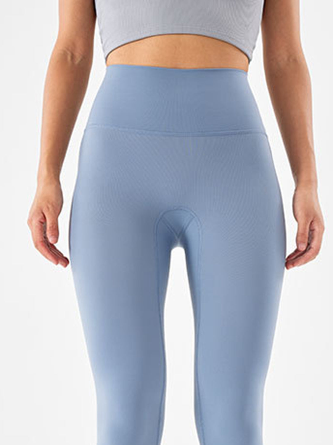 Wide Waistband Sports Leggings - cas7m