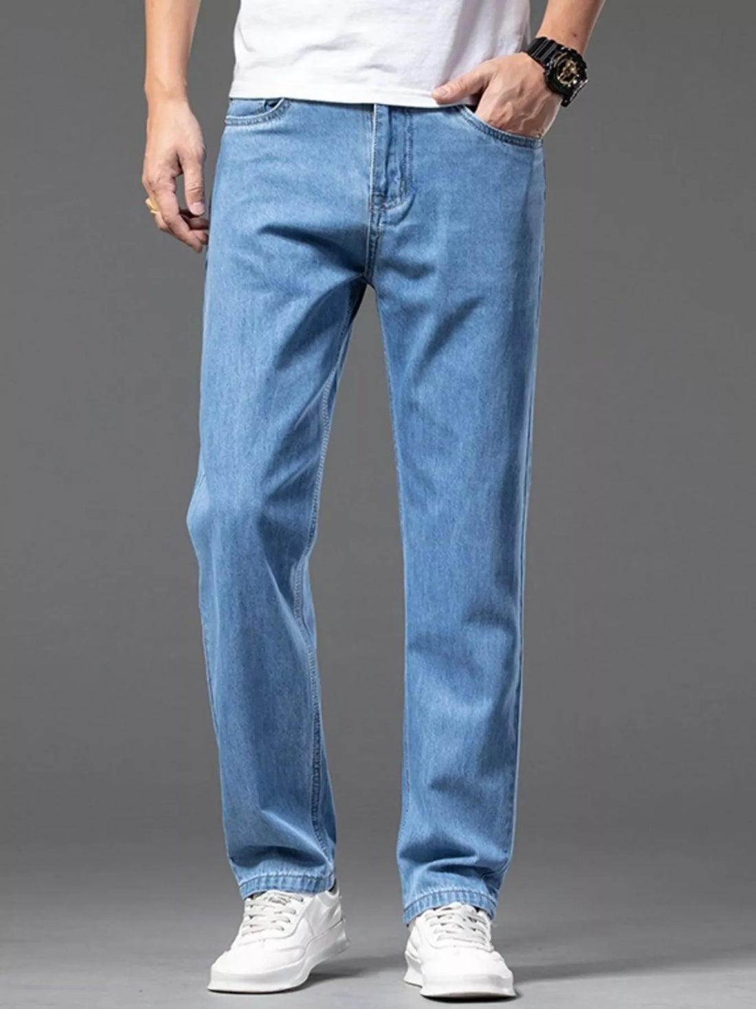Men's Straight-Leg Jeans - cas7m