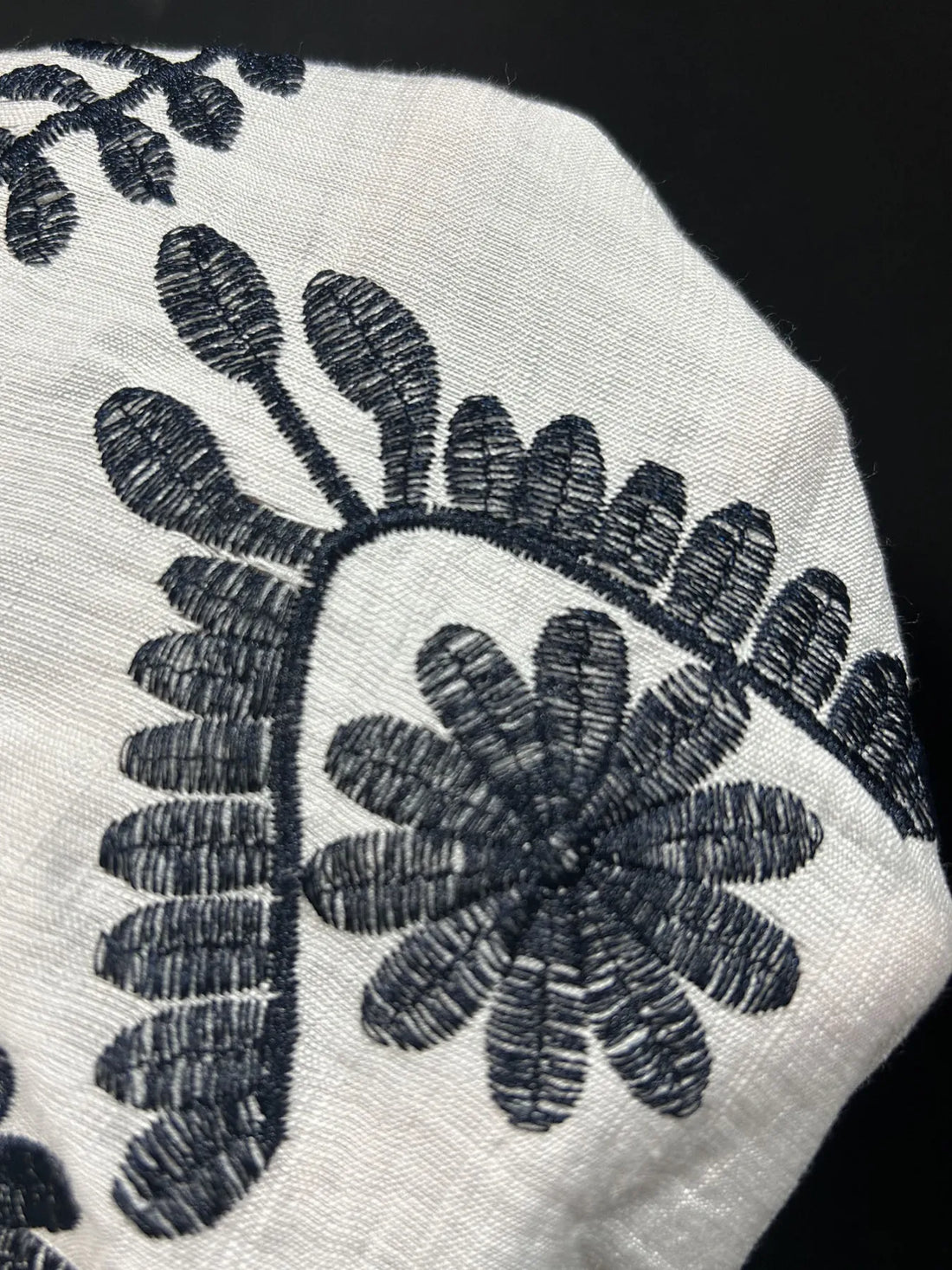 Embroidered Long Sleeve Blouse - cas7m