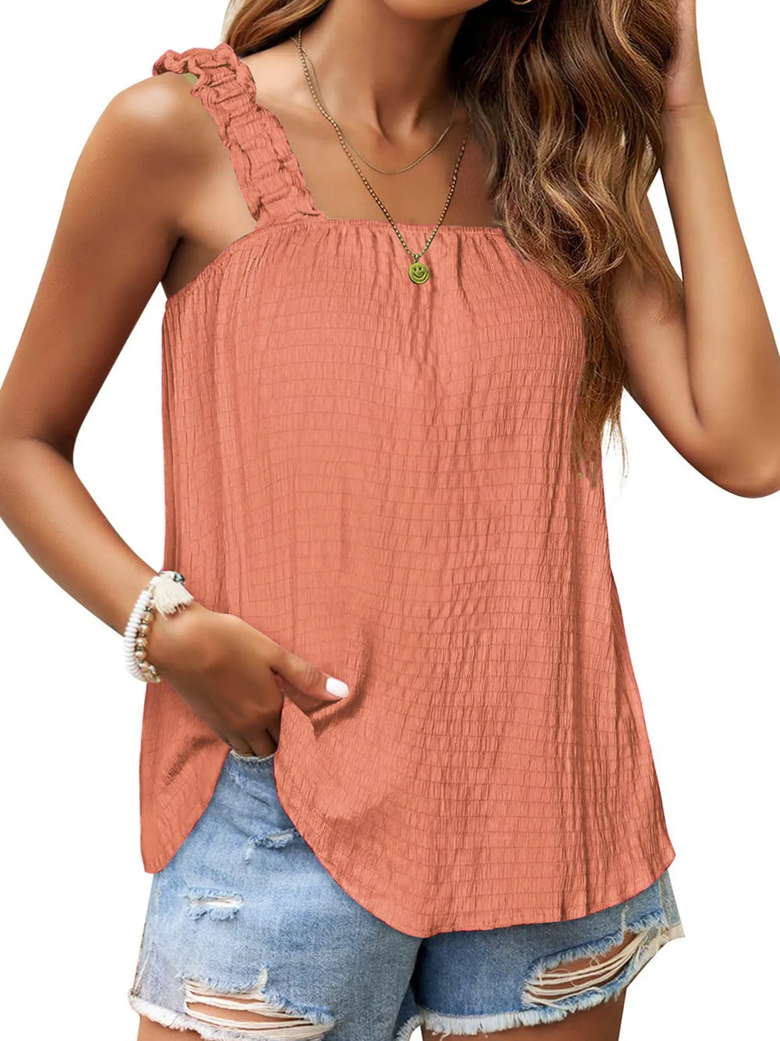 Square Neck Tank Top - cas7m