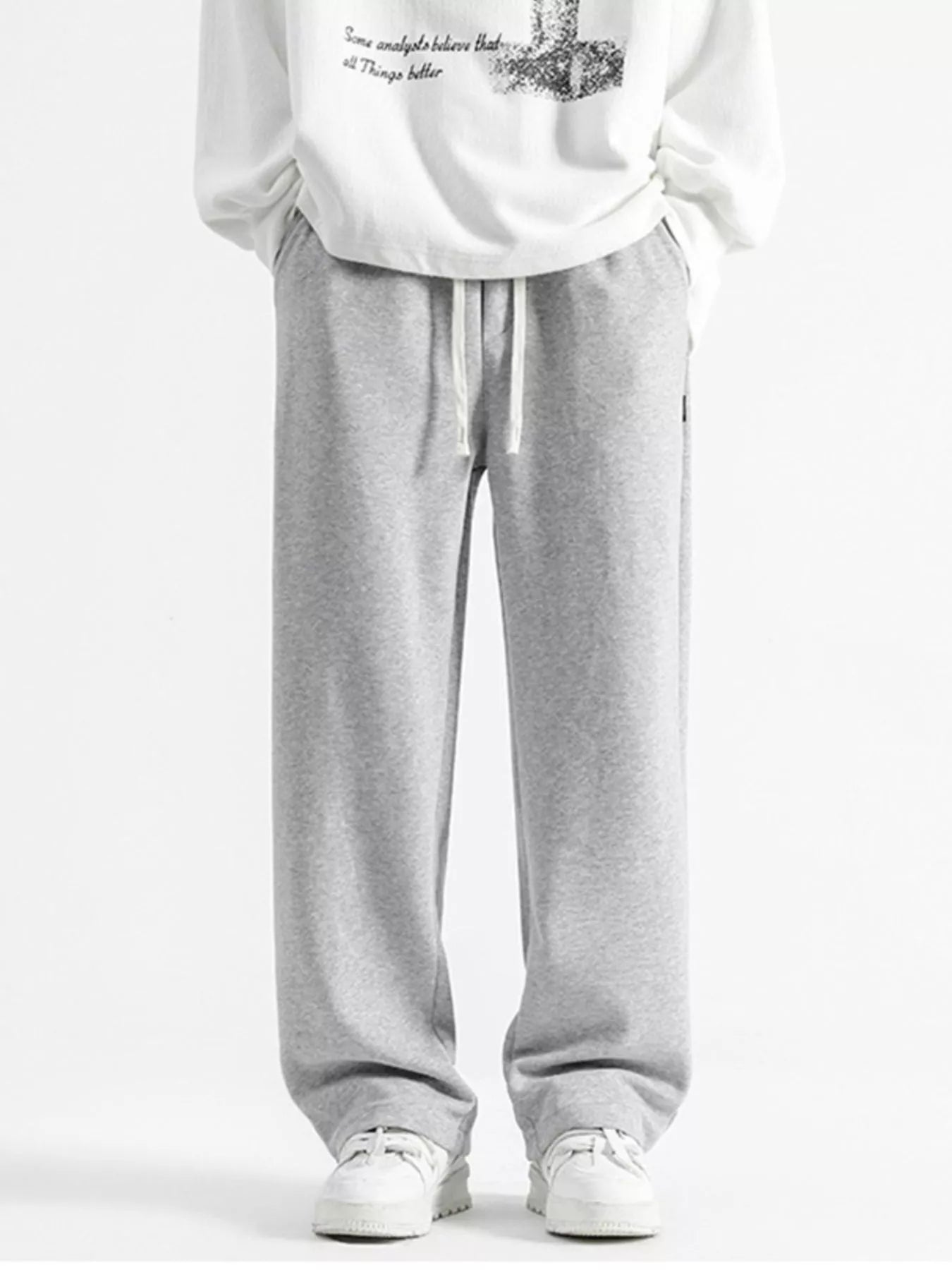 Men's Full Size Casual Loose Fit Sweatpants Plus Size - cas7m