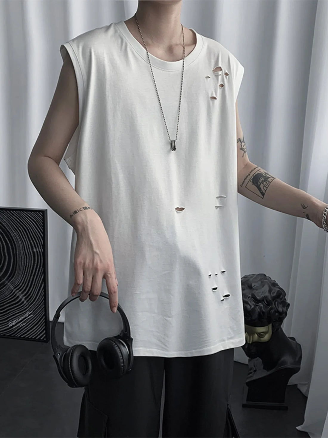 Men's Round Neck Tank - cas7m
