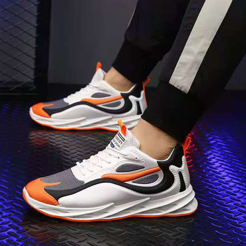 Fashion Running Walking Sports Shoes Non Slip Sneakers Men - cas7m