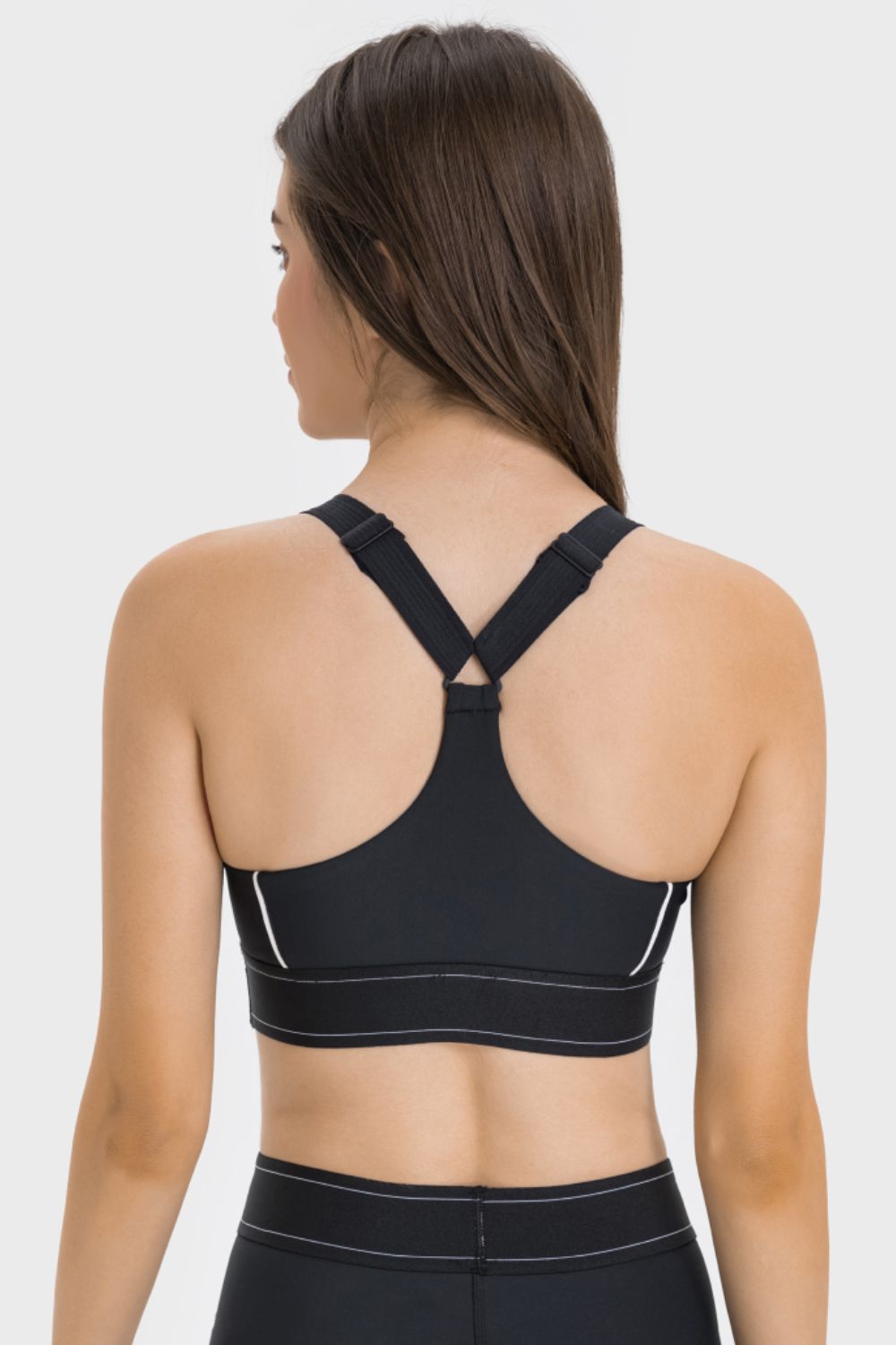 Millennia Contrast Sports Bra - cas7m