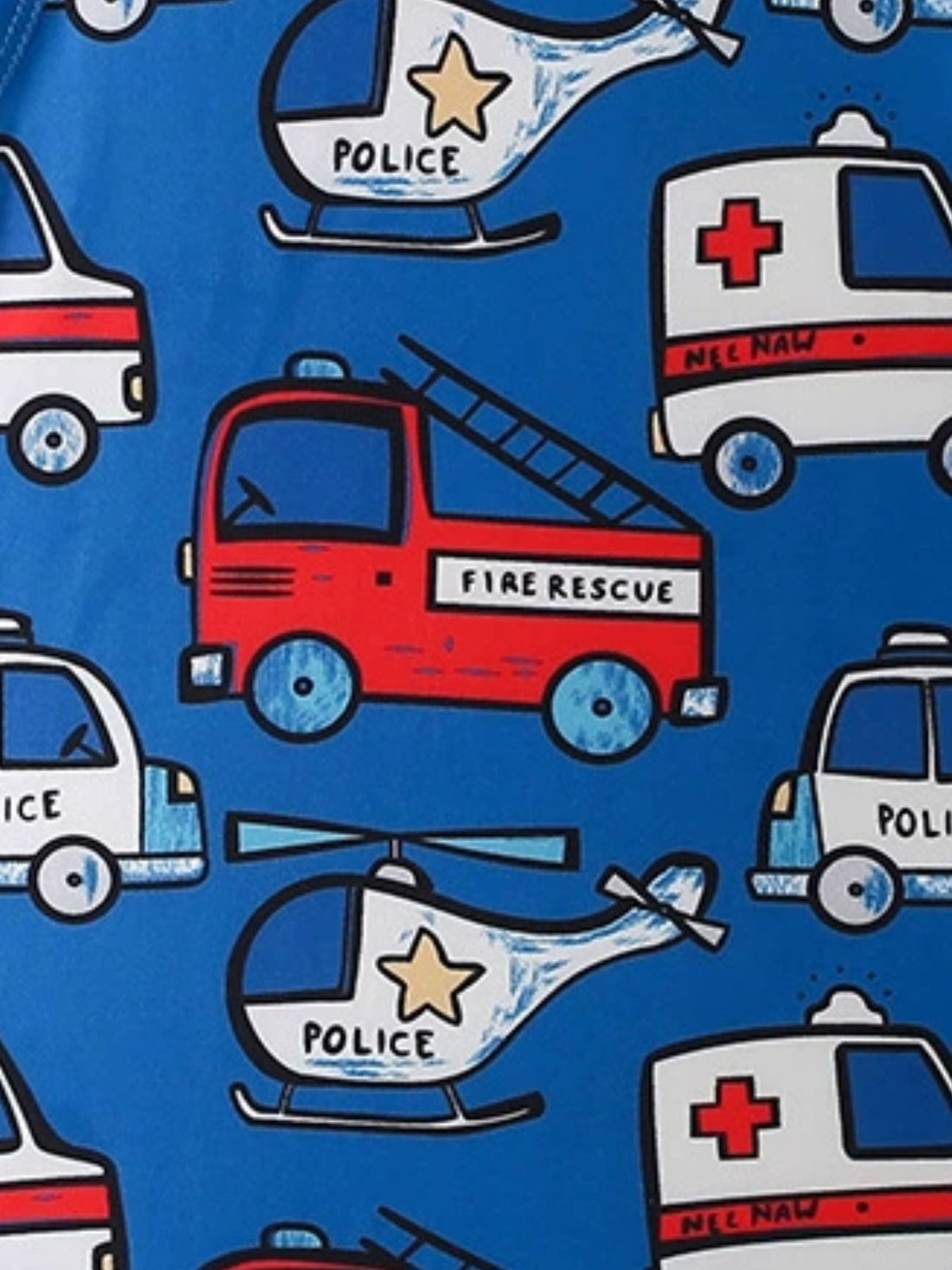 Children's Vehicle Print Tank - cas7m