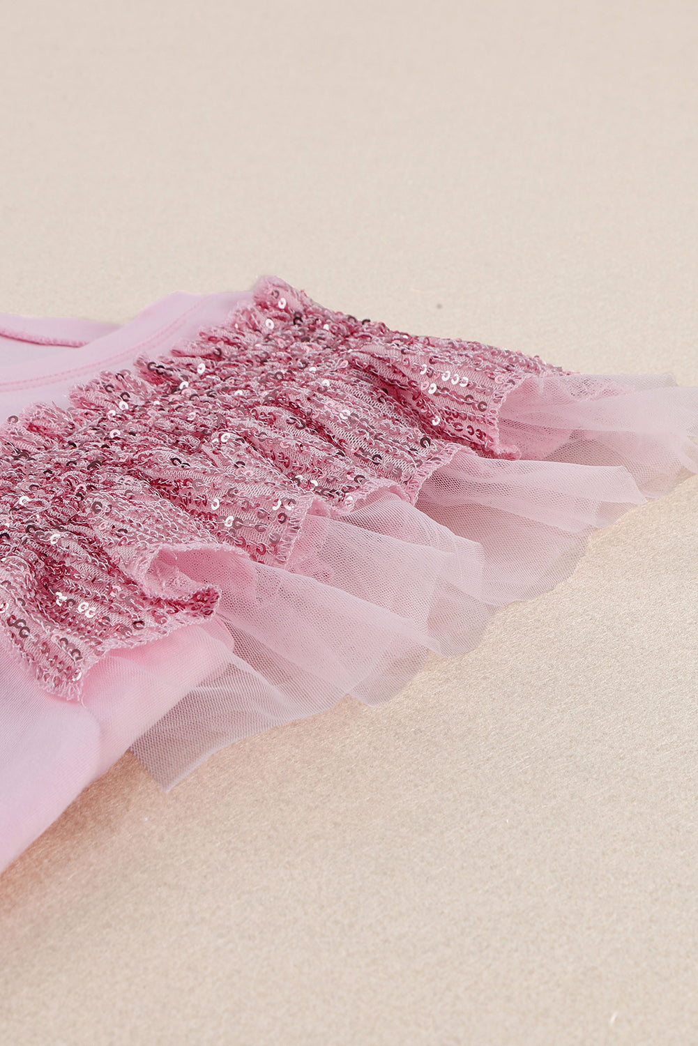 Sequin Round Neck Tank - cas7m