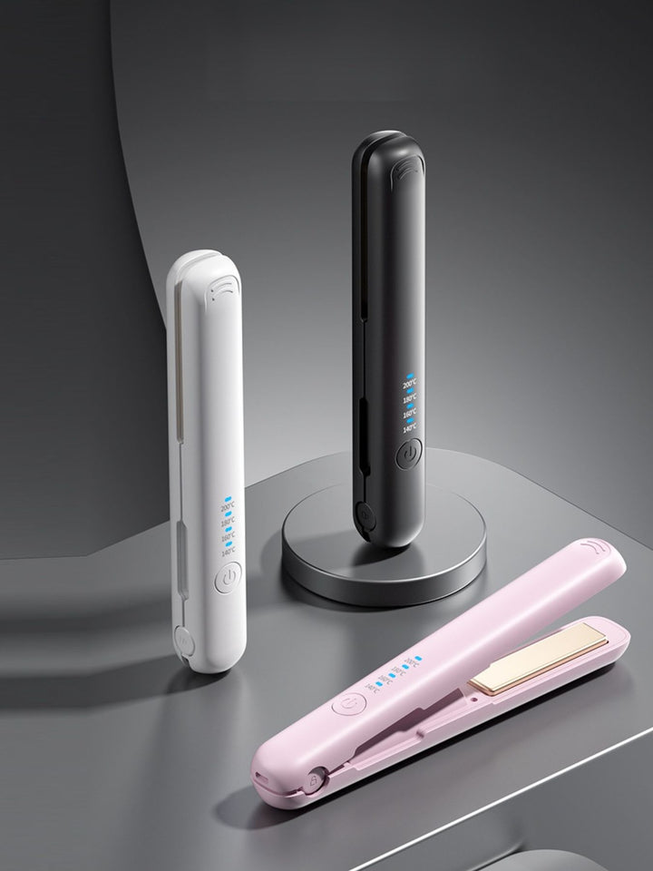 Portable Electric Hair Straightener with Anti-Scald Technology - cas7m