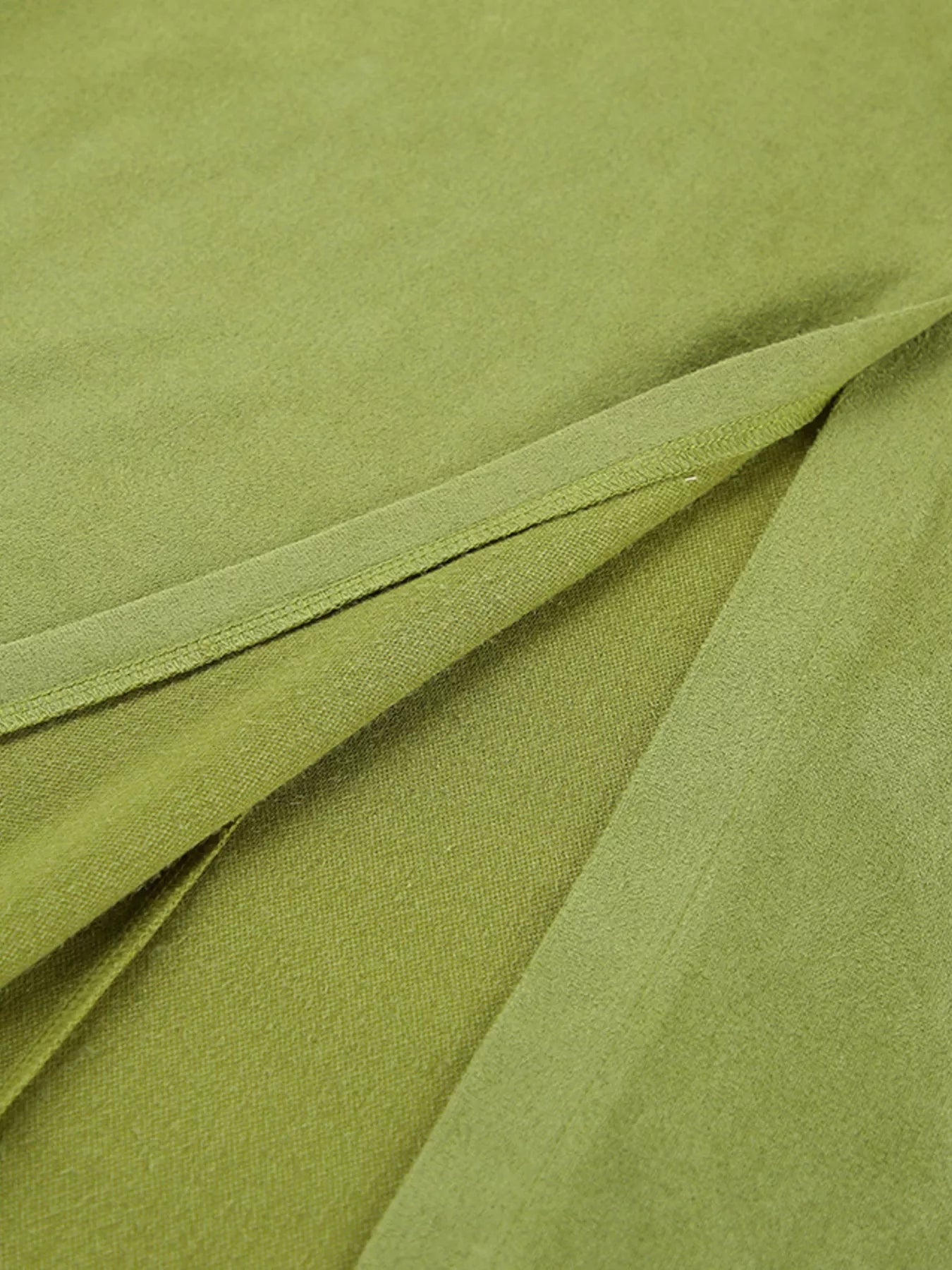 Solid Color Midi Skirt - cas7m
