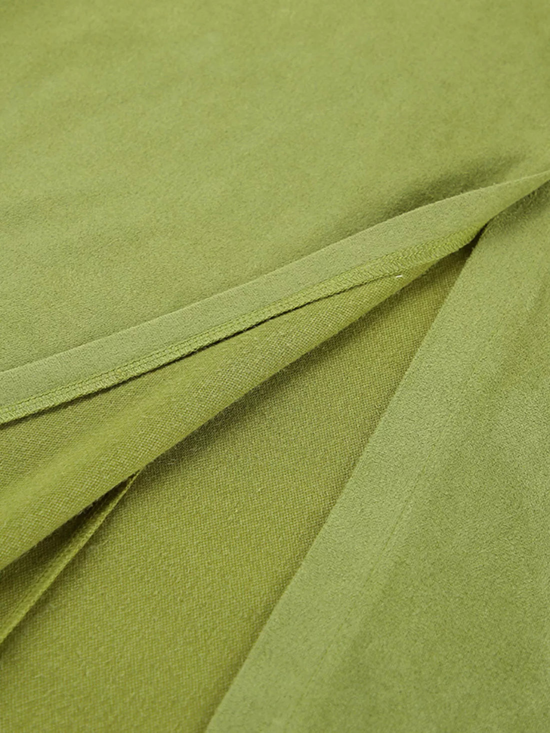 Solid Color Midi Skirt - cas7m