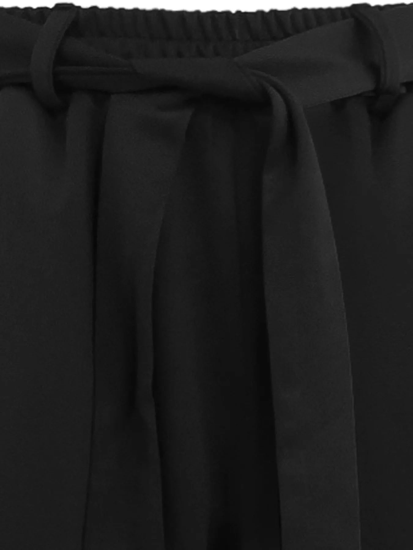Tied High Waist Shorts - cas7m