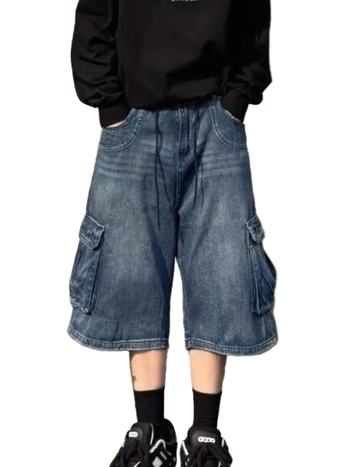 Comfort Cotton Drawstring Shorts with Pockets - cas7m