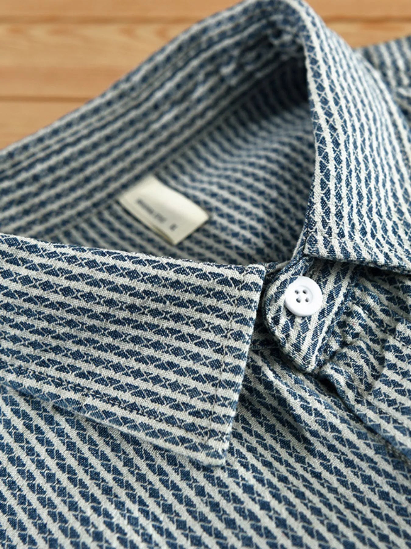 Men's Plus Size Button Up Long Sleeve Shirt - cas7m