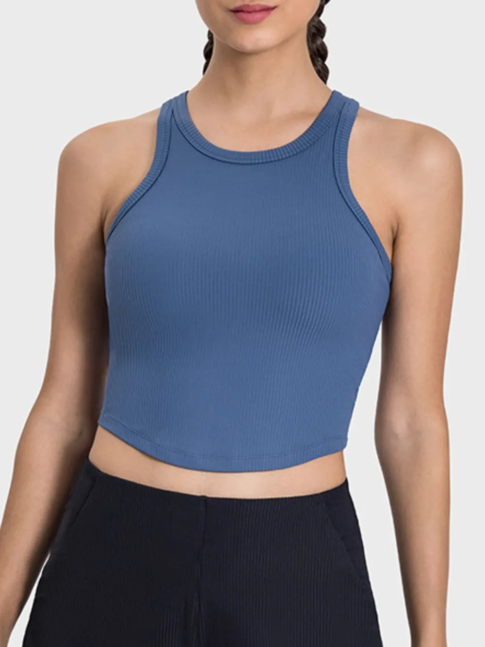 Millennia Round Neck Racerback Active Tank - cas7m