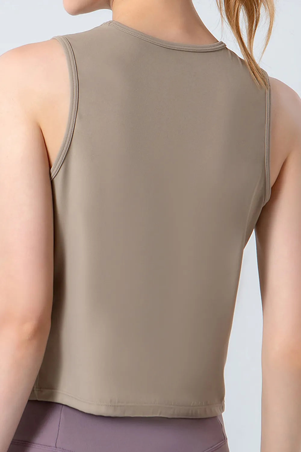 Round Neck Active Tank - cas7m
